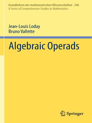 cover image of Algebraic Operads